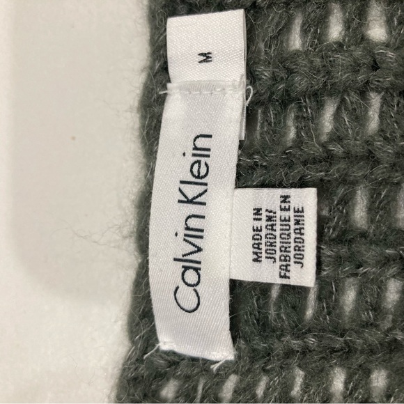 Calvin Klein Women’s Chunky Olive  Sweater Size M - Picture 3 of 8